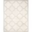 Beige and Light Grey Trellis 6' x 9' Reversible Area Rug