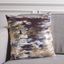 Andrine 18" Navy and Gold Square Pillow