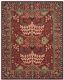 Antiquity Hand-Tufted Red and Multi Wool Area Rug