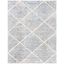 Ivory and Gold Geometric Hand-Tufted Wool 9' x 12' Area Rug