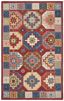 Aspen Geometric Multicolor Wool Area Rug, 6' x 9'