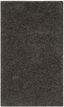 Luxurious Gray Shag Rectangular Accent Rug, Easy Care, 3' x 5'