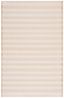 Augustine Ivory and Gold Flat Woven Cotton Area Rug, 9' x 12'