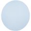 Light Blue Cream Geometric 8' Round Synthetic Outdoor Rug