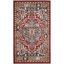 Royal Bijar 3' x 5' Red Synthetic Traditional Accent Rug