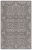 Elegant Hand-Tufted Blossom Floral Wool Rug in Gray, 5' x 8'