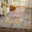 Handmade Floral Elegance Wool & Synthetic 10' x 14' Area Rug in Gray