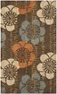 Blossom Brown and Multi Floral Wool 8' x 10' Rug