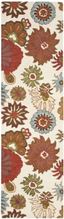 Ivory Floral Hand-Tufted Wool 8' x 10' Area Rug