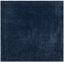 Navy Blue Square Geometric Tufted Shag Rug, 8' x 8'