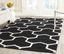 Handmade Black and Ivory Wool Tufted Area Rug 4' x 6'