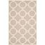 Handmade Beige/Ivory Tufted Wool Square Rug, 8' x 8'