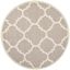 Hand-Tufted Beige Ivory Wool 10' Round Area Rug