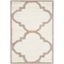 Hand-Tufted Ivory and Beige Wool Non-Slip Area Rug, 30"x4"