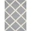 Silver & Ivory Hand-Tufted Wool Rectangular Area Rug, 2' x 3'