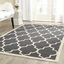 Hand-Tufted Beige & Ivory Square Wool Rug - 62" x 62"