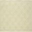 Ivory and Light Green Hand-Tufted Wool Area Rug 3' x 5'