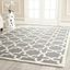 Silver and Ivory Hand-Tufted Wool 4' x 6' Rug