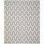 Cambridge Dark Grey & Ivory Hand-Tufted Wool Rectangular Rug, 3' x 5'