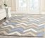 Luxurious Off-White and Grey Hand-Tufted Wool Square Rug, 2' x 3'