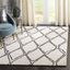 Casablanca Ivory Hand-Tufted Wool Shag Area Rug 8' x 10'