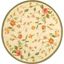 Ivory Floral Handmade Wool Round Tufted Rug, 8' x 8'