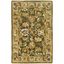 Olive and Camel Hand-Tufted Wool Area Rug, 2' x 3'