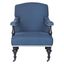 Steel Blue Lawson Accent Chair with Spindle Legs