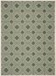 Greenwich Easy-Care Dark Green & Beige 9' x 12' Outdoor Rug