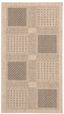 Gray Flat Woven Reversible Synthetic Rectangular Rug 60" x 32"