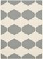 Square Beige & Anthracite Synthetic 4' x 5'7" Easy-Care Outdoor Rug