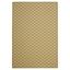 Courtyard Splashproof Green/Beige Trellis 2'7" x 5' Synthetic Area Rug