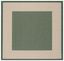 Dark Green and Beige Square Reversible Outdoor Rug