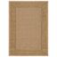 Natural Gold Synthetic Easy Care Indoor Outdoor Rug 2'7" x 5'