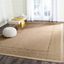 Natural Gold Rectangular Synthetic Indoor/Outdoor Area Rug 8' x 10'