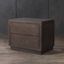 Steve Light Brown Mahogany 2-Drawer Nightstand