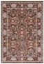 Crimson Distressed Brown and Blue 9' x 12' Area Rug