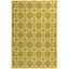 Olive and Ivory Geometric Wool 8' x 10' Area Rug