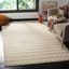 Handmade Beige Wool 6' x 9' Flat Woven Reversible Area Rug