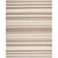 Natural Camel 9' x 12' Flat Woven Wool Striped Area Rug