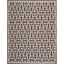 Handmade Chocolate & Ivory Wool Geometric 6' x 9' Area Rug