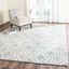 Handmade Tufted Wool Area Rug in Grey/Ivory, 9' x 12'