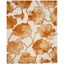 Ivory and Orange Hand-Tufted Wool Rectangular Area Rug, 8' x 10'