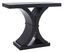 Dryden 40" Black Wood Console Table with Storage