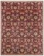 Rust and Ivory Oriental 9' x 12' Synthetic Area Rug