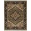 Handmade Heritage Green & Light Brown Wool Area Rug - 9' x 12'