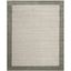 Gray Hand-Knotted Wool Rectangular 10' x 14' Rug