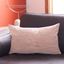 Blush Dusty Pink Rectangular Decorative Pillow with Zipper Closure