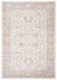 Isabella Cream and Beige Synthetic Area Rug