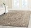 Hand-Knotted Geometric Wool Area Rug, Brown/Beige, 9' x 12'